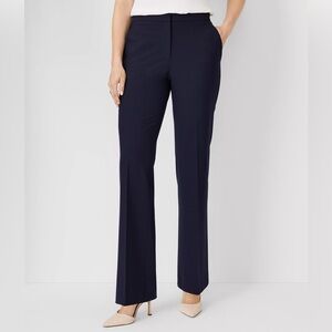 Ann Taylor High Rise Trouser in Deep Navy Sky